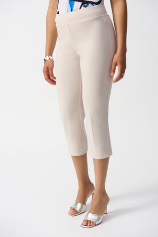 Slim Ankle-length Trousers With Elastic Waistband Style