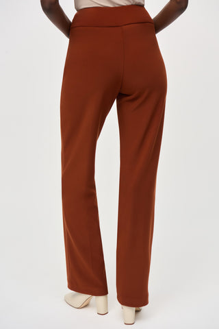 Wide-Leg Pull-On Pants