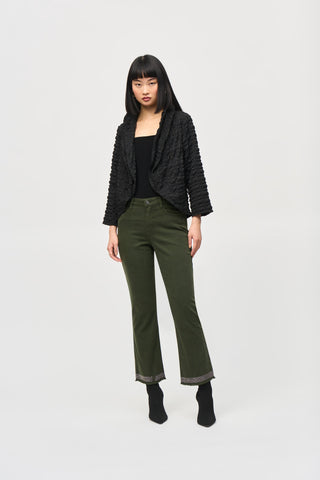 Bubble Woven Cropped Jacket