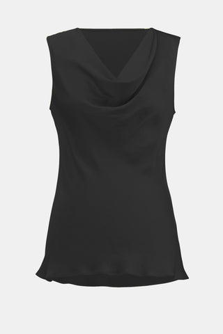 Satin Straight Sleeveless Top