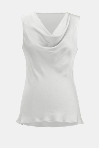 Satin Straight Sleeveless Top