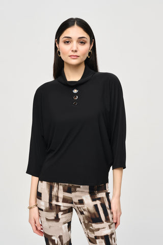 Boxy Top With Eyelets