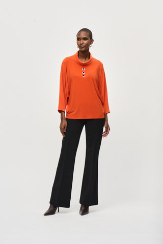 Boxy Top With Eyelets