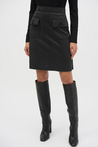 Scuba Suede A-Line Pull-On Skirt