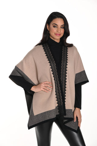 Sleeveless poncho