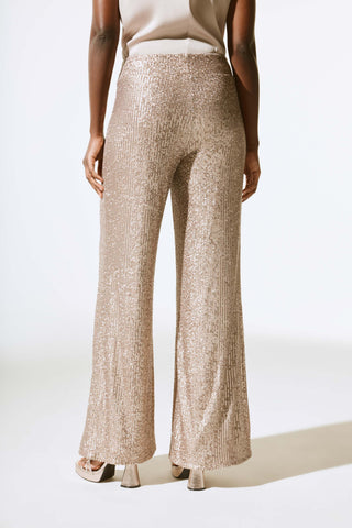 Sequined Wide Leg Pants