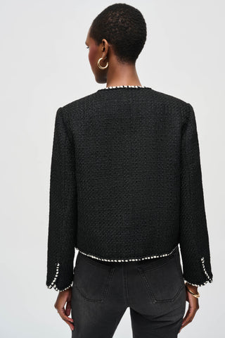 Bouclé Jacket With Contrast Trim