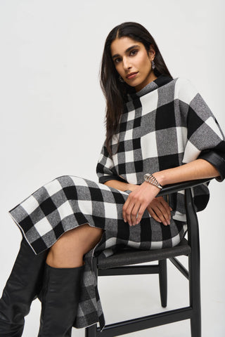 Plaid Jacquard Knit Skirt