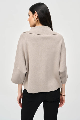 Zipped Collar Sweater