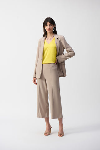 Silky Knit Culotte Pull-On Pants