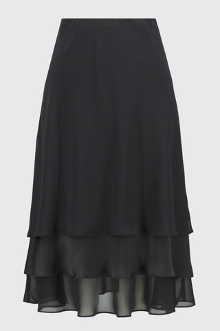 Chiffon And Satin A-Line Skirt