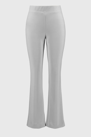 Silky Knit Flared Pull-On Pants