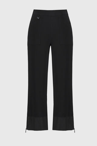 Silky Knit And Memory Straight Pants