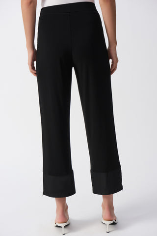 Silky Knit And Memory Straight Pants