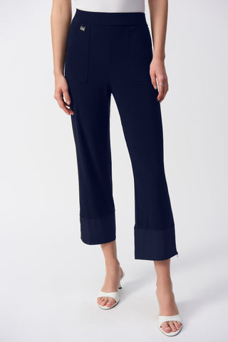 Silky Knit And Memory Straight Pants