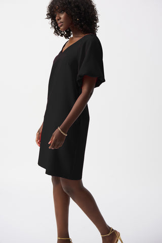 Lux Twill Puff Sleeve Dress