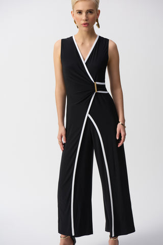 Silky Knit Sleeveless Culotte Jumpsuit