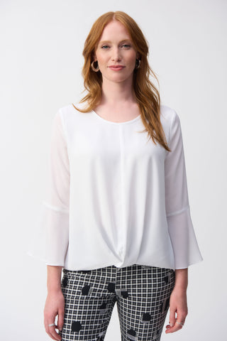 Georgette High-Low Boxy Top