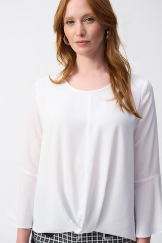 Georgette High-Low Boxy Top