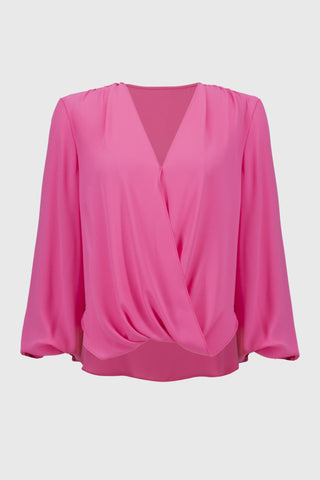 Georgette Boxy Wrap Top