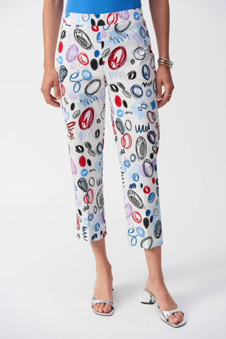 Millennium Abstract Print Crop Pant