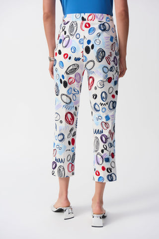 Millennium Abstract Print Crop Pant