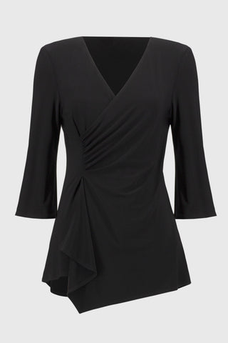 V-Neck Draped Tunic