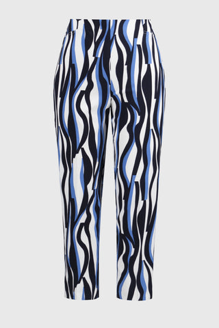 Geometric Print Crop Pants