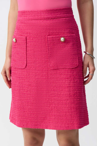 Bouclé A-Line Skirt