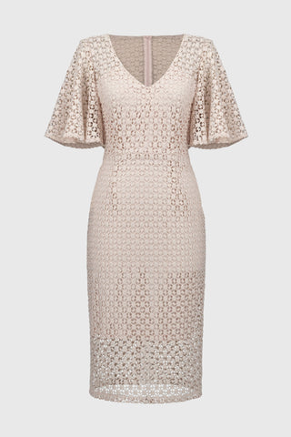 Signature Guipure Lace Sheath Dress