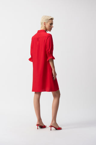 Button-Front Shirt Dress