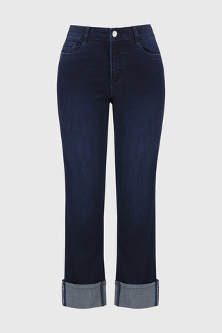 Slim Fit Cropped Dark BlueJeans