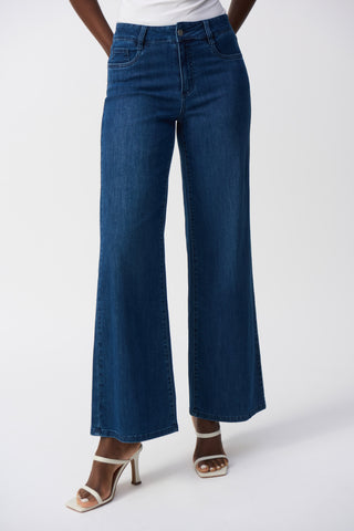 Goldie Classic Wide-Leg Stretch Jean