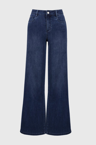 Goldie Classic Wide-Leg Stretch Jean