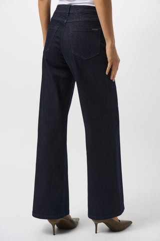 Classic Wide-Leg Stretch Jeans