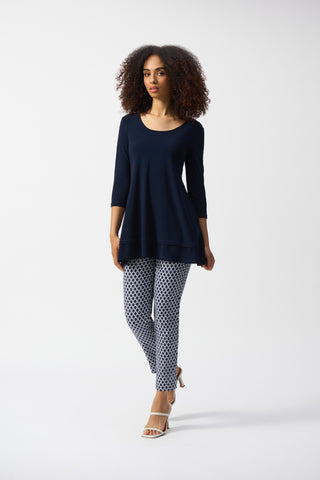 Basic Silky Knit Flared Tunic