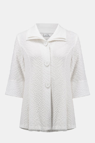 Seersucket Flared Jacket