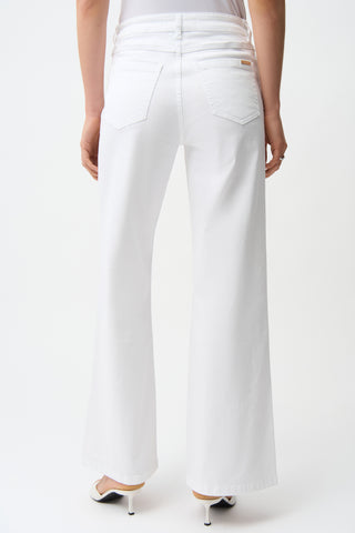 Classic Wide-Leg Stretch Jeans
