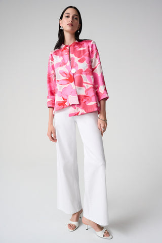 Classic Wide-Leg Stretch Jeans