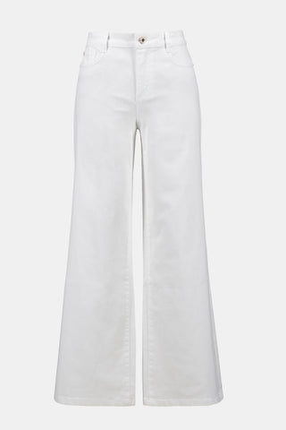 Classic Wide-Leg Stretch Jeans