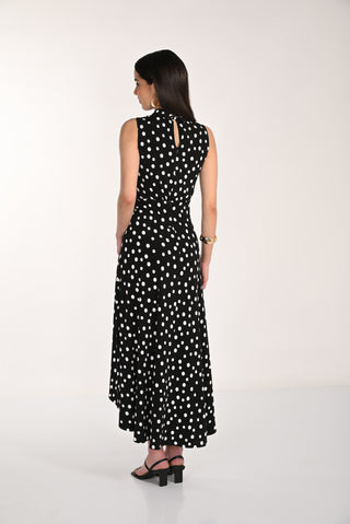 Polka Dot high-low dress