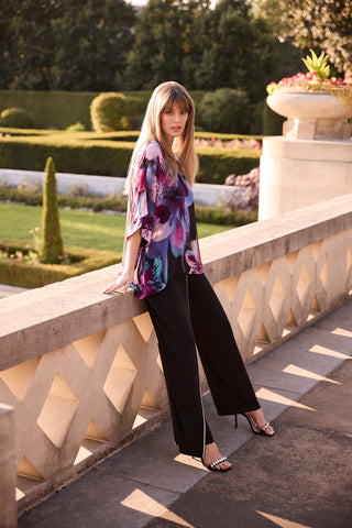 Overlay Pant With Rhinestones